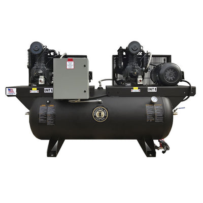 Industrial Gold DCI523E120H-P Platinum Duplex Reciprocating Compressor