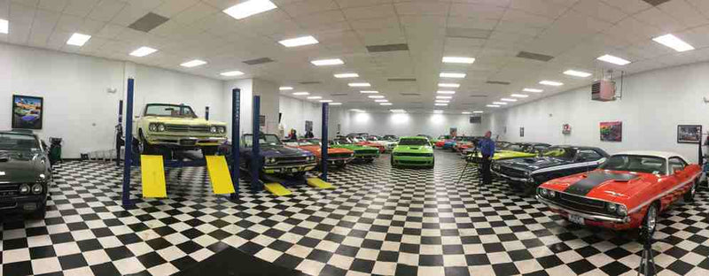 Rochester Auto Museum – 4 Post Lifts