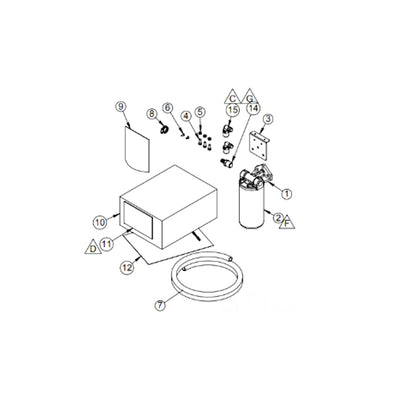 KleenTec 800106 Filter Assembly for Solvent Parts Washers