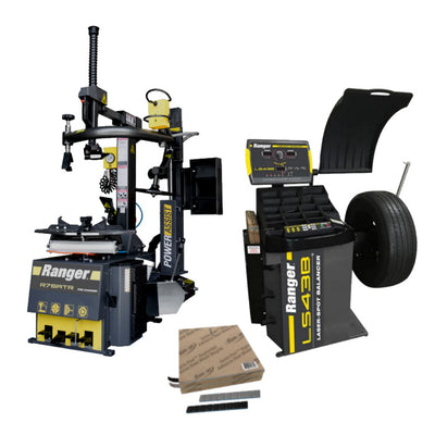 Ranger R76ATR Tire Changer + LS43B Wheel Balancer + Weights Combo