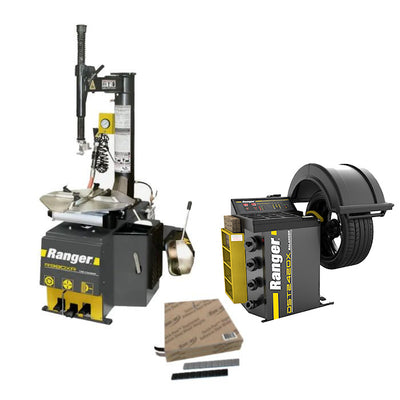 Ranger R980XR Tire Changer + DST2420X Wheel Balancer + Weights Combo
