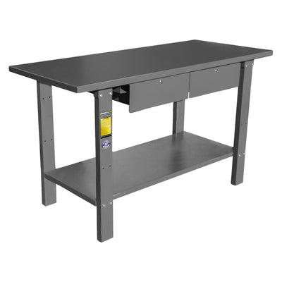Ranger RWB-2D Heavy-Duty 2-Drawer 1-Shelf Work Bench